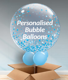 Personalised Bubble Balloons Delivered Inflated | Party Save Smile